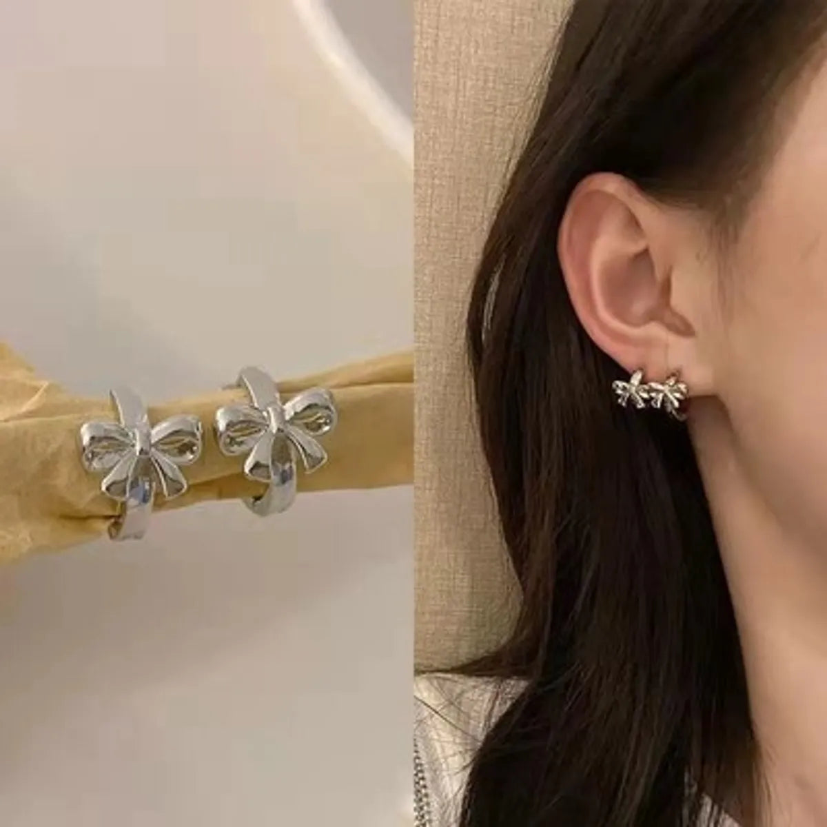 Bow Ear Clip/Single #2