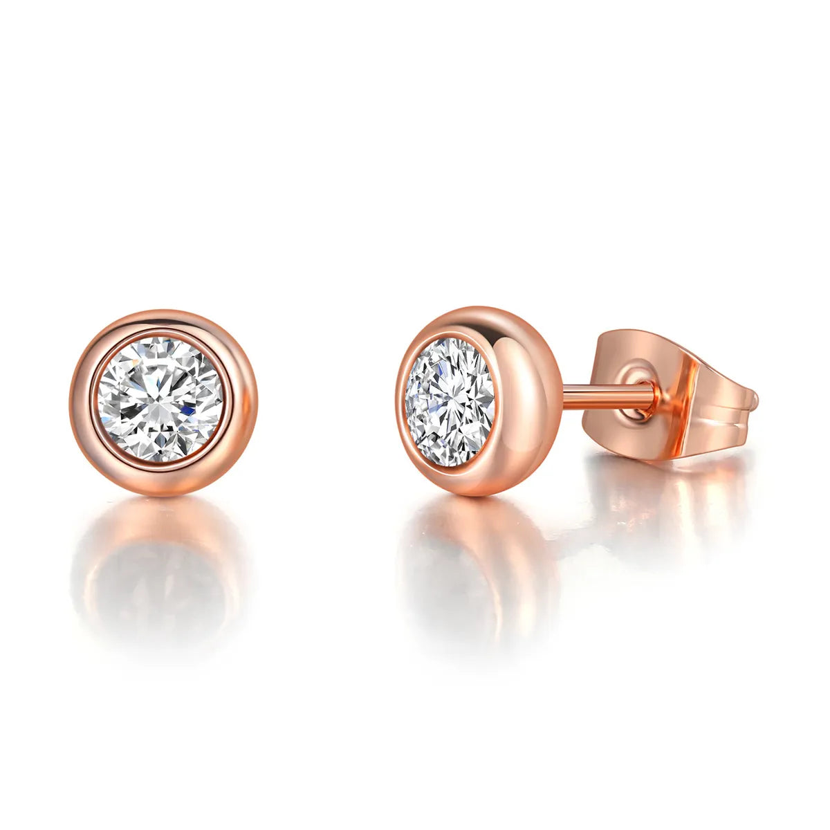 E496-6mm Rose Gold