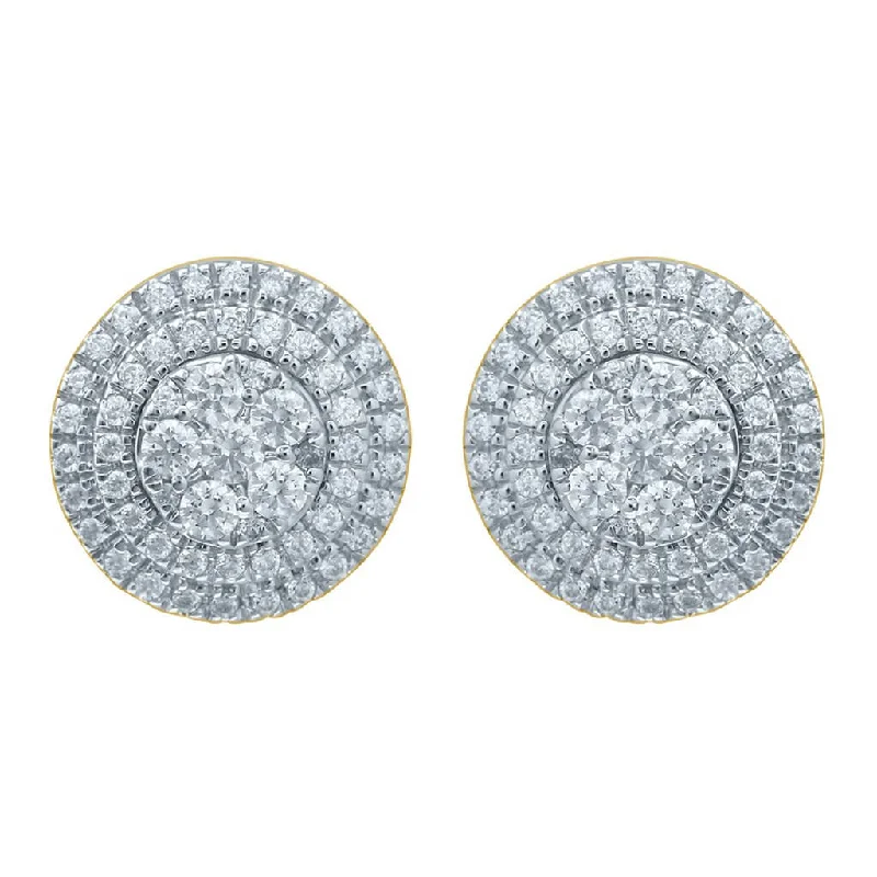 Pearl Ear Jackets-10K 0.47-0.55CT D-EARRINGS