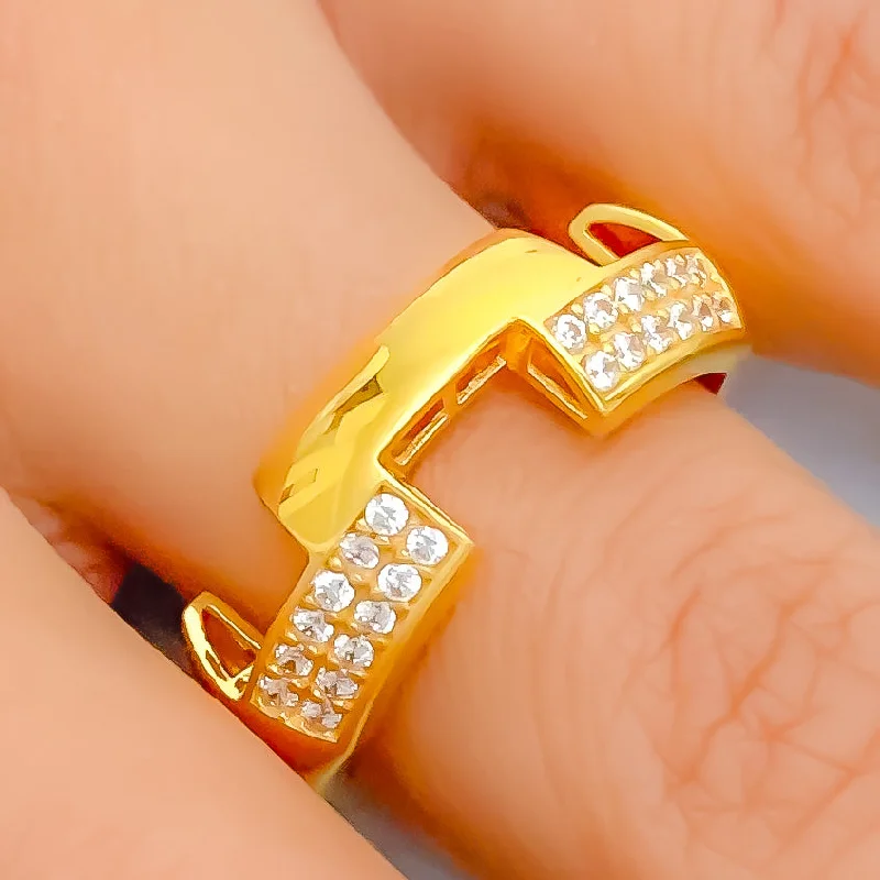 Special Elegant 21k Gold Ring