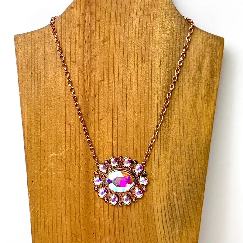 Desert Diva Concho Necklace in Copper Tone