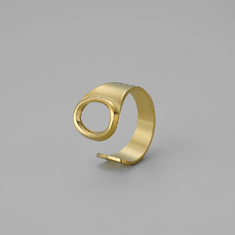 Gold O Open Ring J382-15