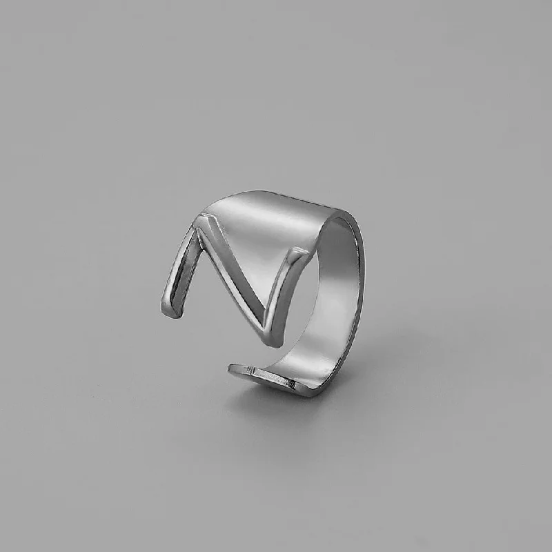 Silver Z Open Ring J382-52