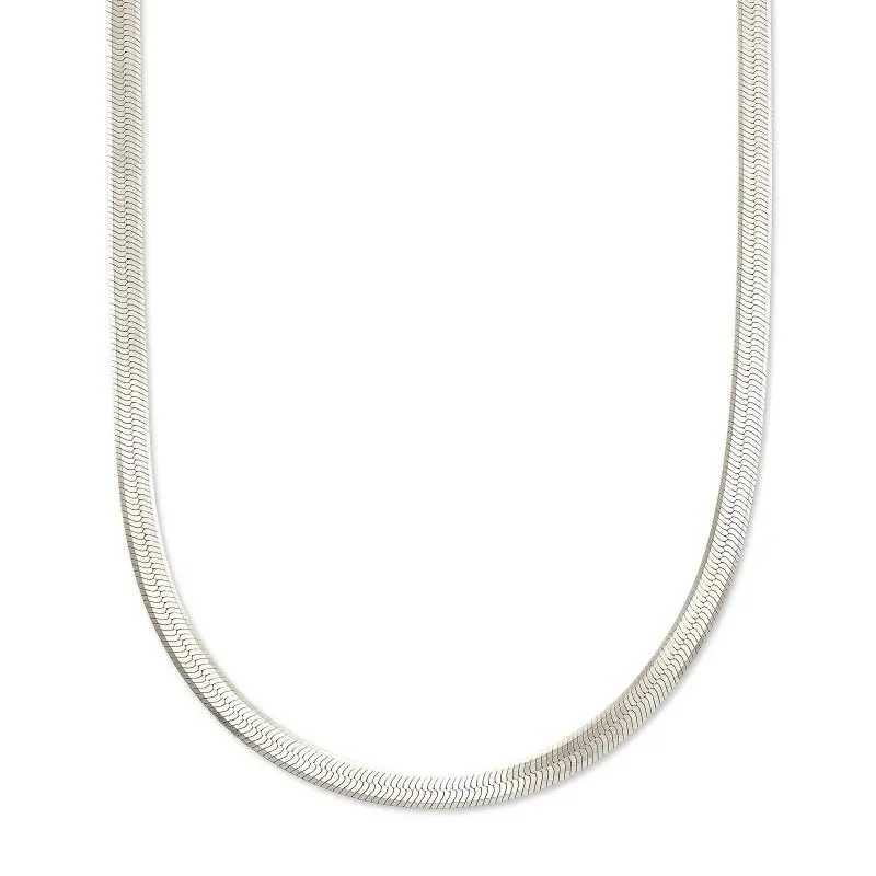 Kendra Scott | Herringbone Chain Necklace in Sterling Silver