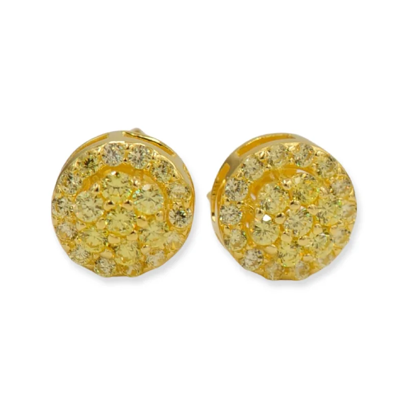 Silver Plated Earrings-CZ SILVER EARRINGS