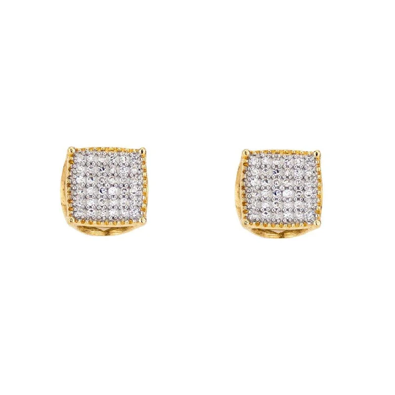 Oval Dangle Earrings-0.33CT Diamond Earrings