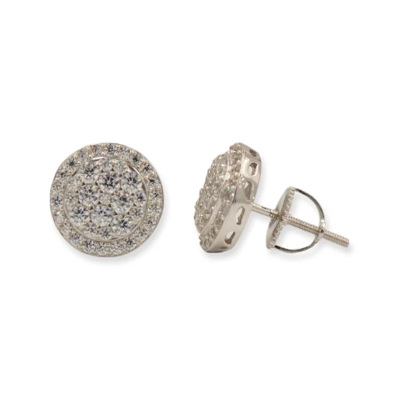 Eco-Friendly Earrings-CZ SILVER EARRINGS