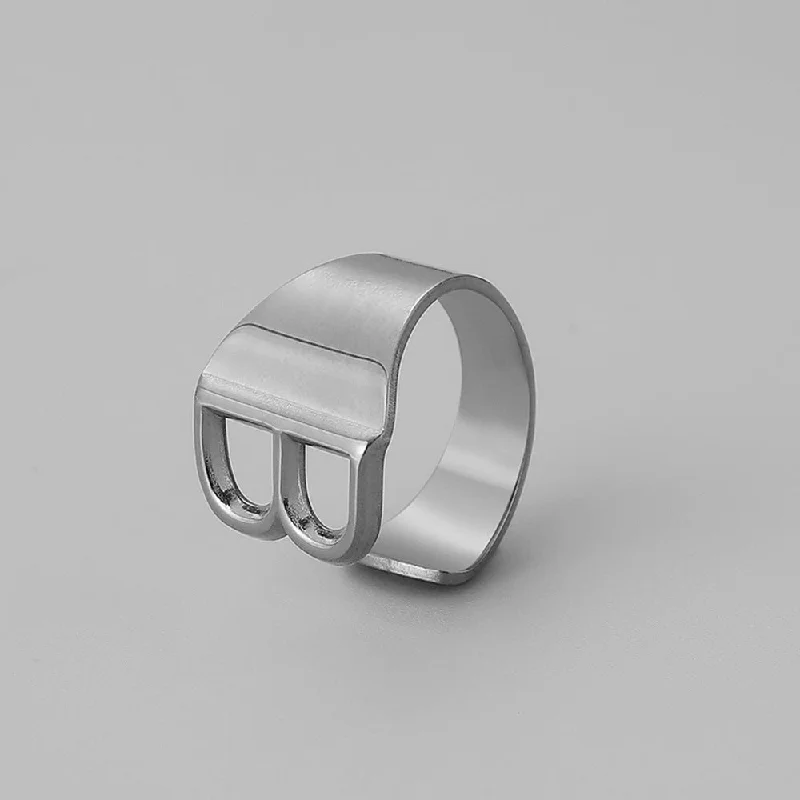 Silver B Open Ring J382-28