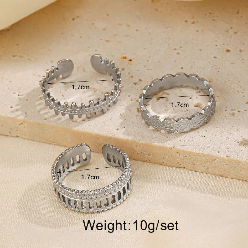 Steel Color Ring 1 Set