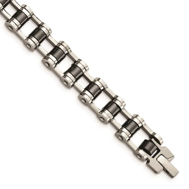 Stainless Steel Magnetic Links 8.5in Bracelet