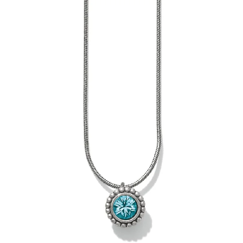 Brighton | Twinkle Crystal Pendant Necklace in Blue Zircon