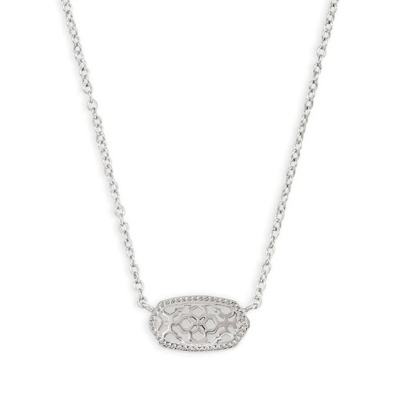 Kendra Scott | Elisa Pendant Necklace in Silver Filigree