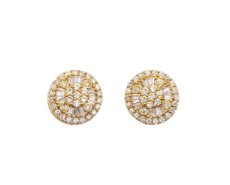 Swarovski Crystal Earrings-0.72 CT Diamond Earrings