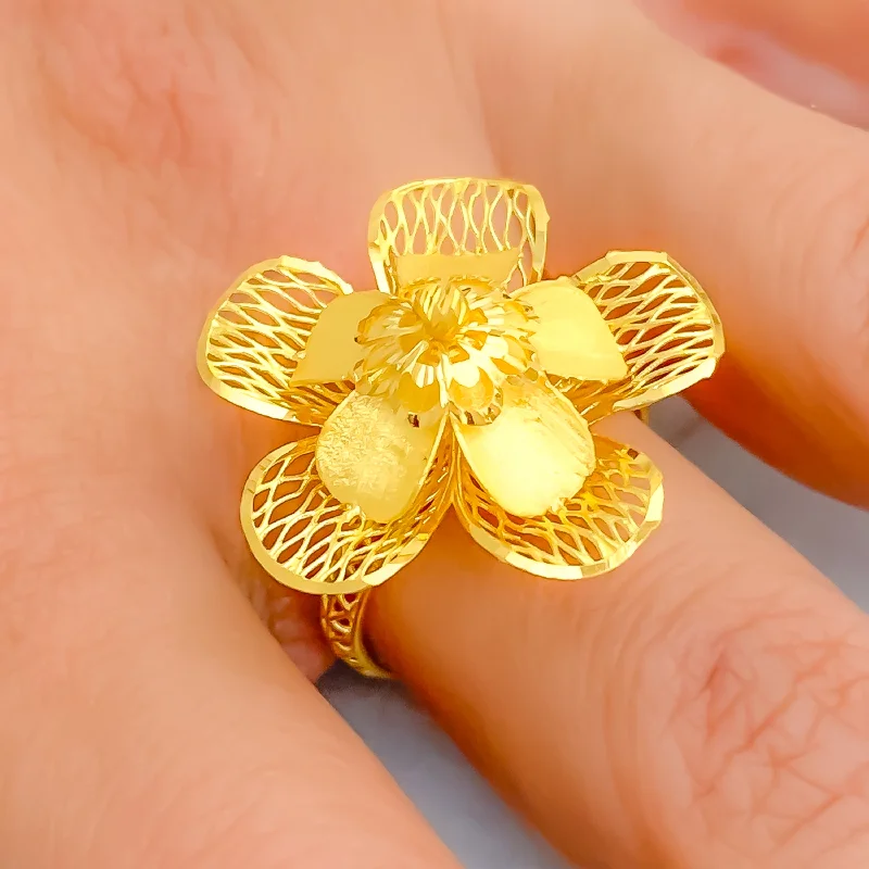 Dressy Lush 22k Gold Ring