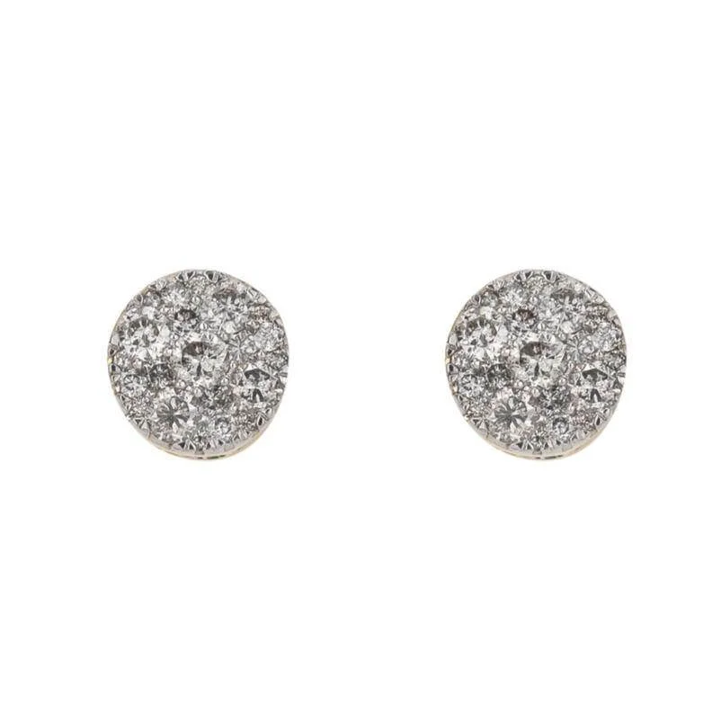 Stylish Hoop Earrings-1.04CT Diamond Earrings