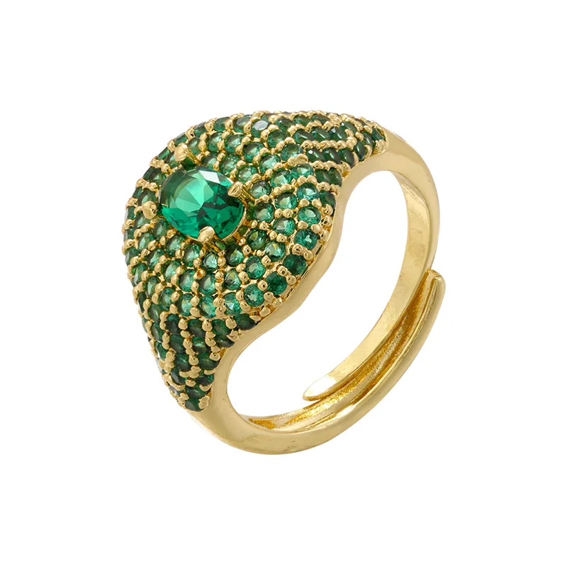 Gold Green Diamond