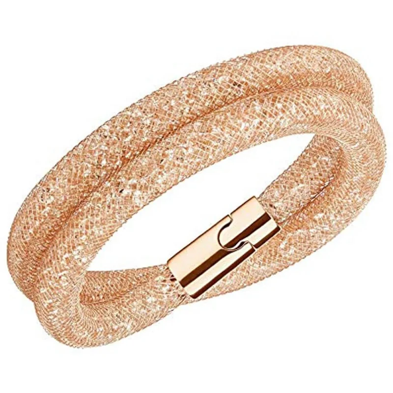 Swarovski Women's Bracelet - Stardust Deluxe Crystal Fishnet Tube, Medium | 5159278