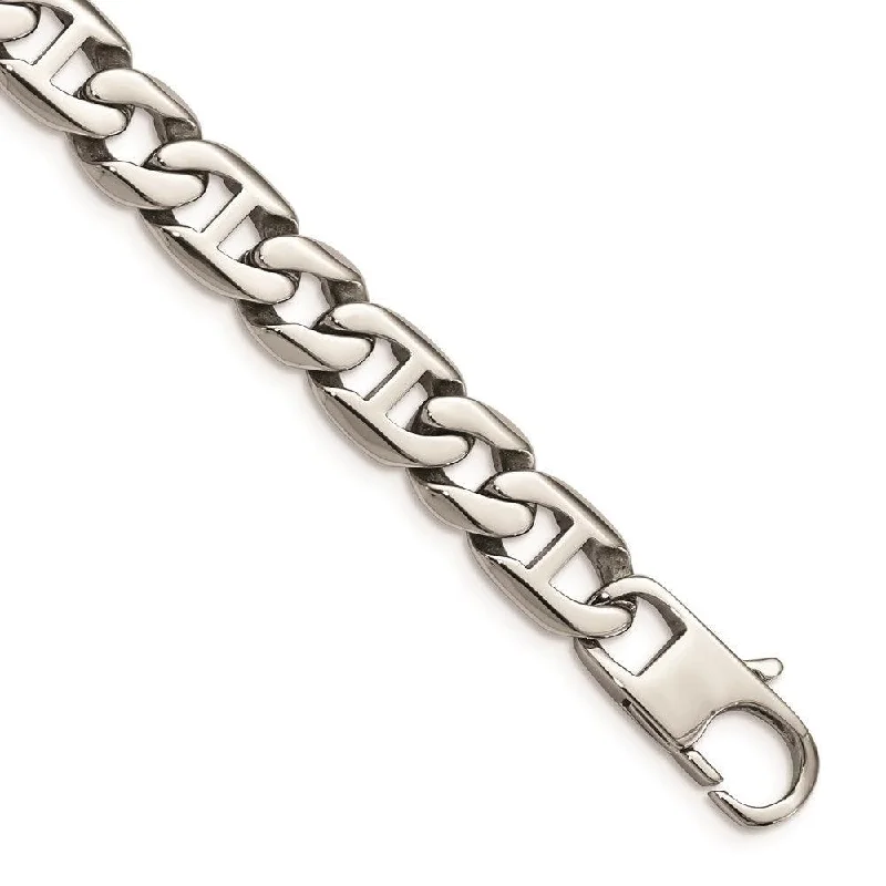 Stainless Steel Polished Links Bracelet