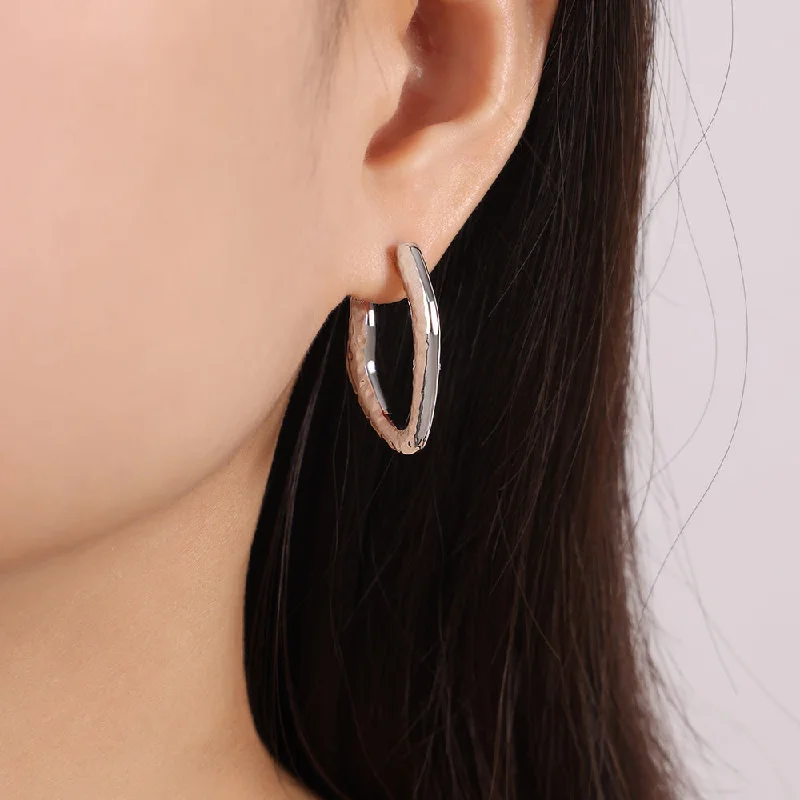 F1378-U-Shaped Steel Earrings