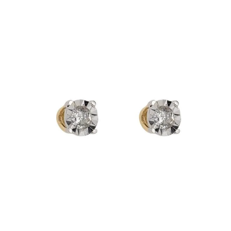 High-End Earrings-0.25CT Diamond Stud Earrings