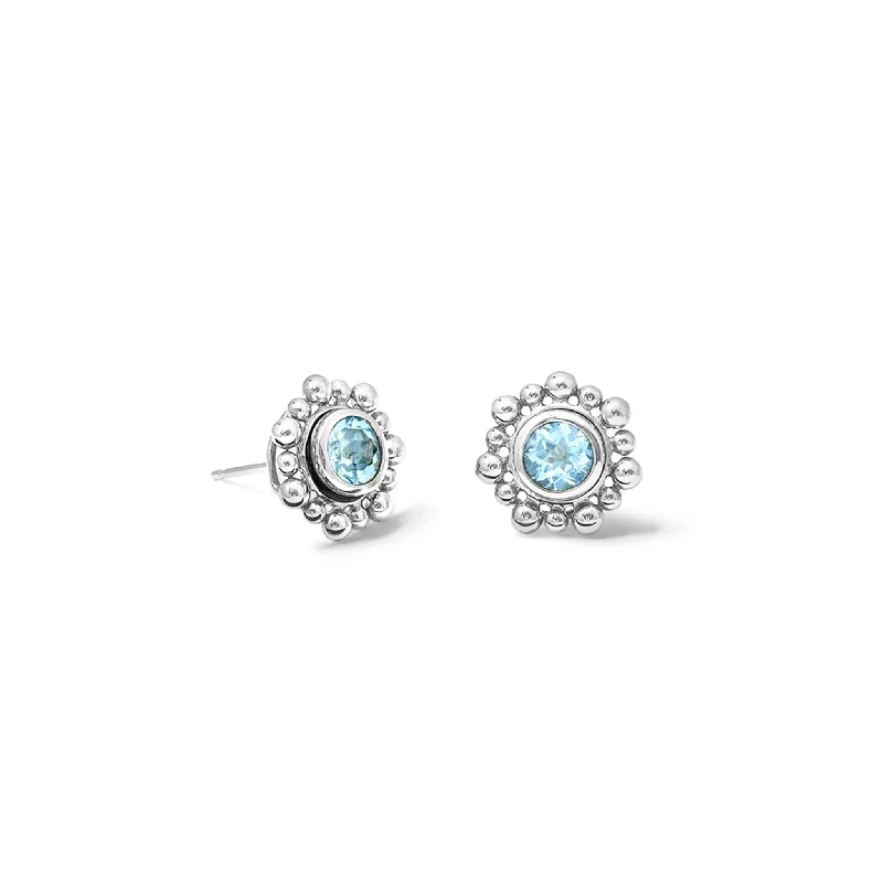 Ethnic Style Earrings-Cholula Earring Halos Silver