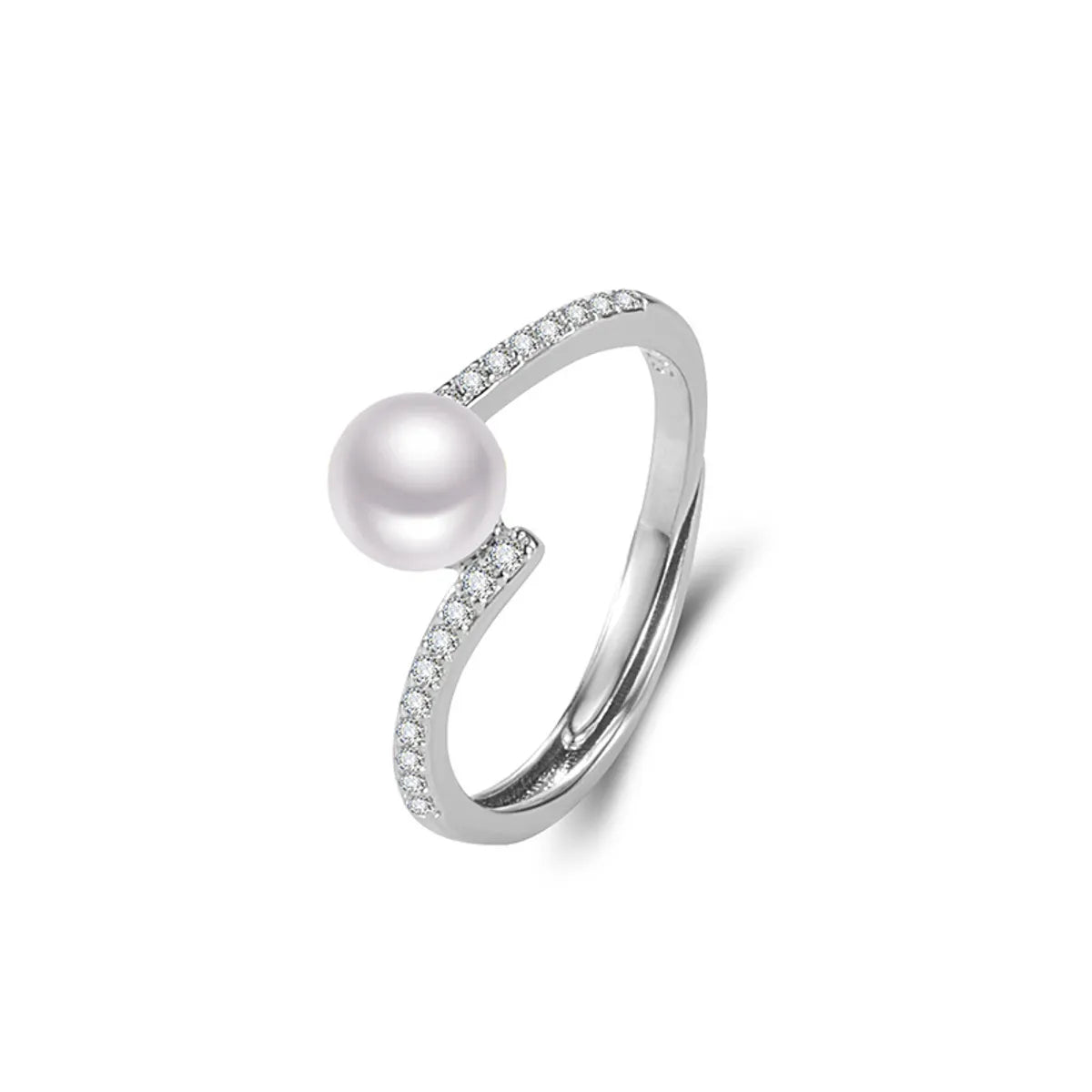 Pearl Ring [White Gold Color]]