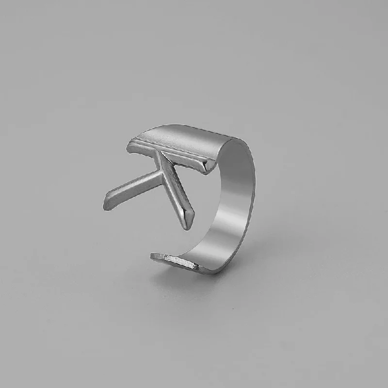 Silver K Open Ring J382-37