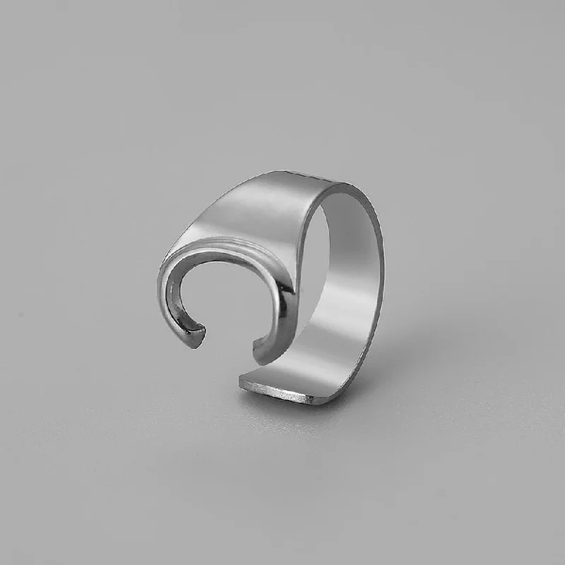 Silver C Open Ring J382-29