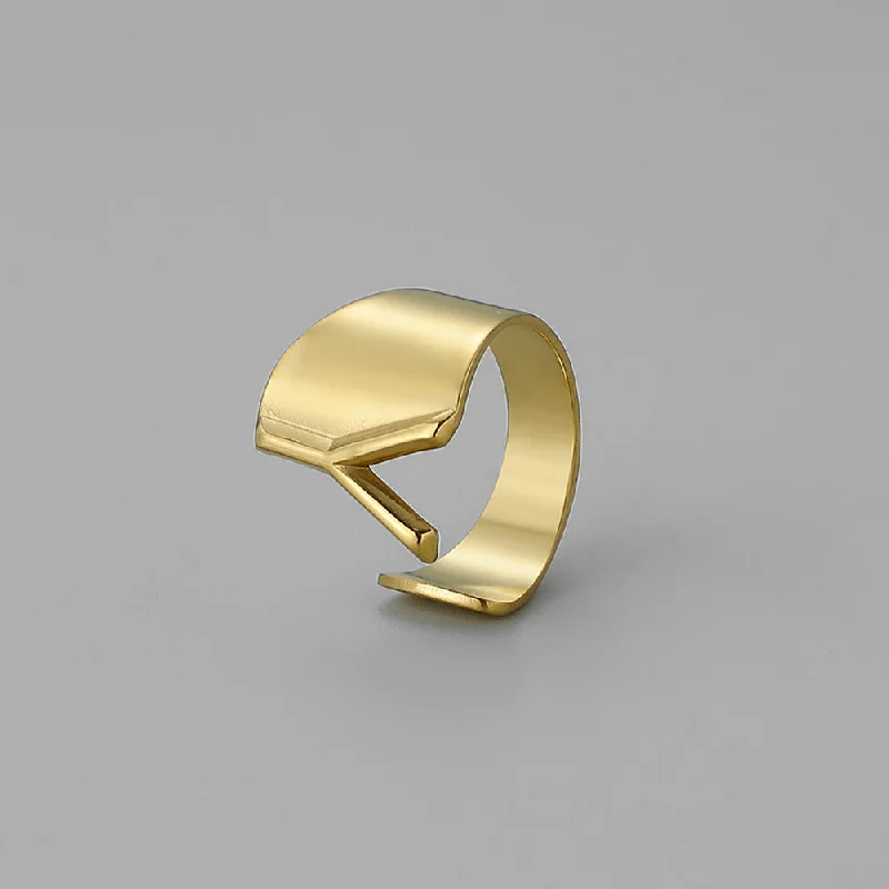 Gold Y Open Ring J382-25