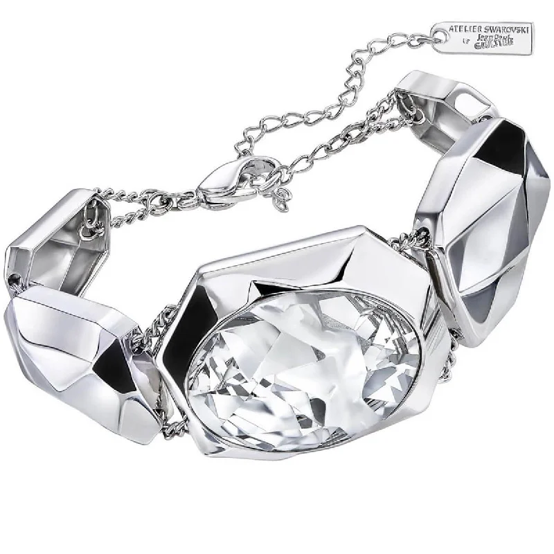 Swarovski Women's Bracelet - Reverse Rhodium Plated Crystal | 5243745