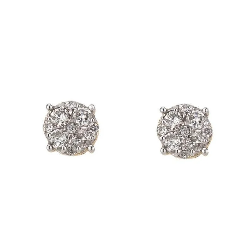 Luxury Designer Earrings-0.76CT Diamond Earrings