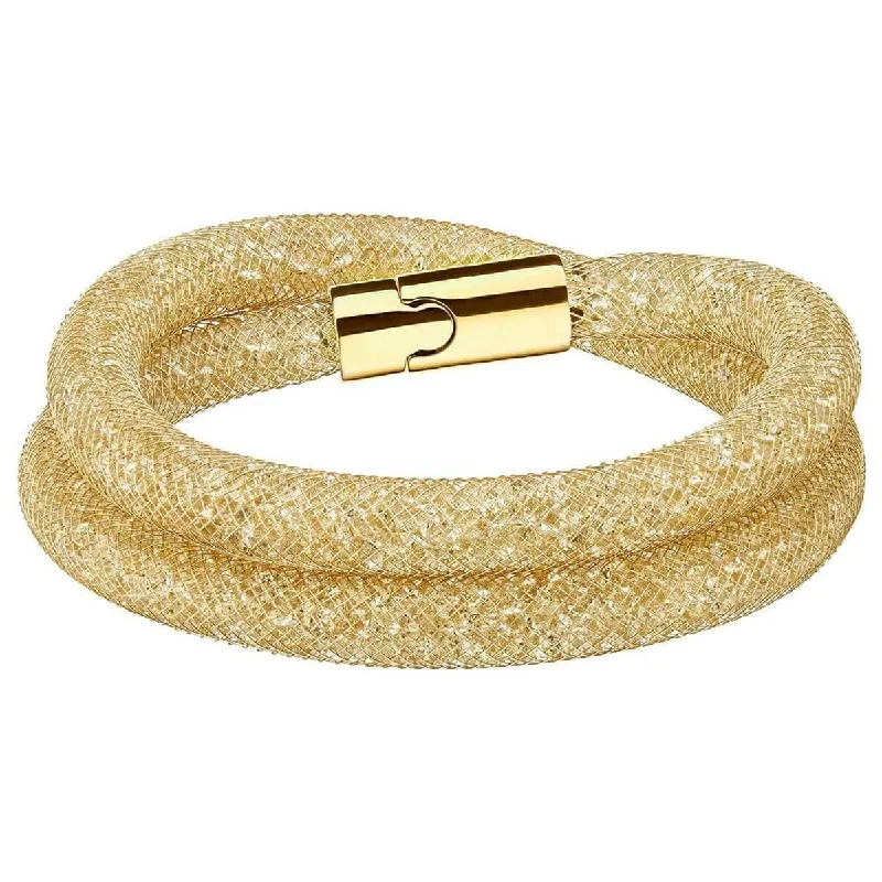 Swarovski Women's Bracelet - Stardust Deluxe Crystal Fishnet Tube, Medium | 5159277