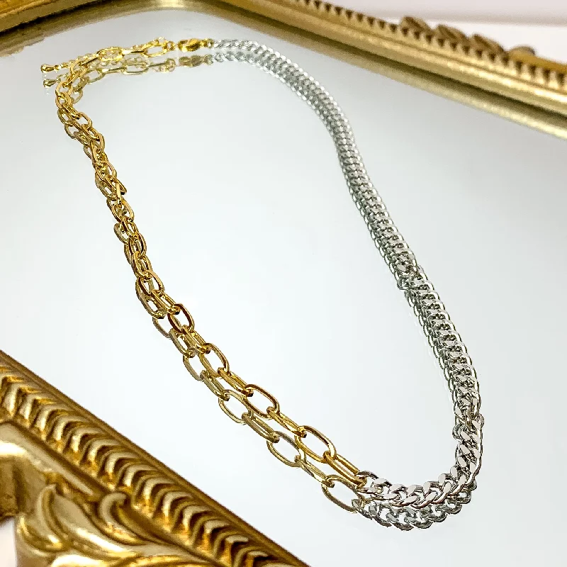 Kinsey Designs | Saxon Mixed Chain Necklace