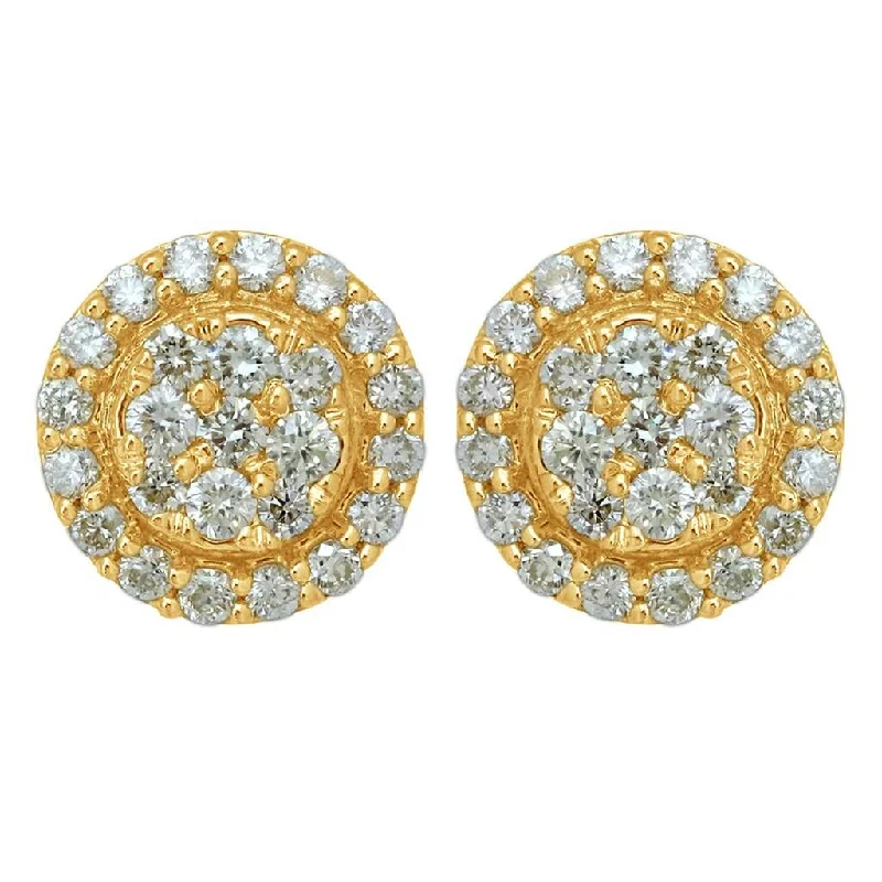 Fashion Drop Earrings-10K 0.72-0.78CT D-DARK EARRINGS