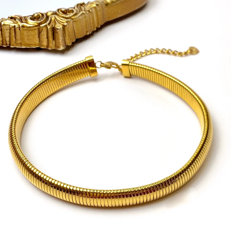 Bracha | She's Bossy Gold Tone Necklace