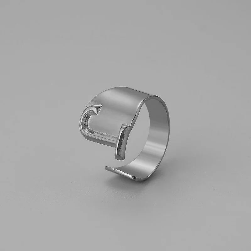 Silver J Open Ring J382-36